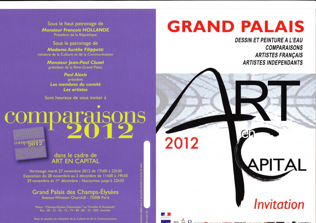 comparaisons 2012